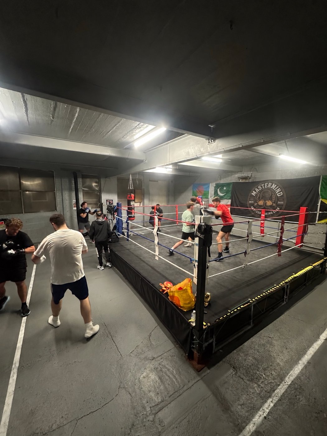 Training around the ring at Mastermind ABC