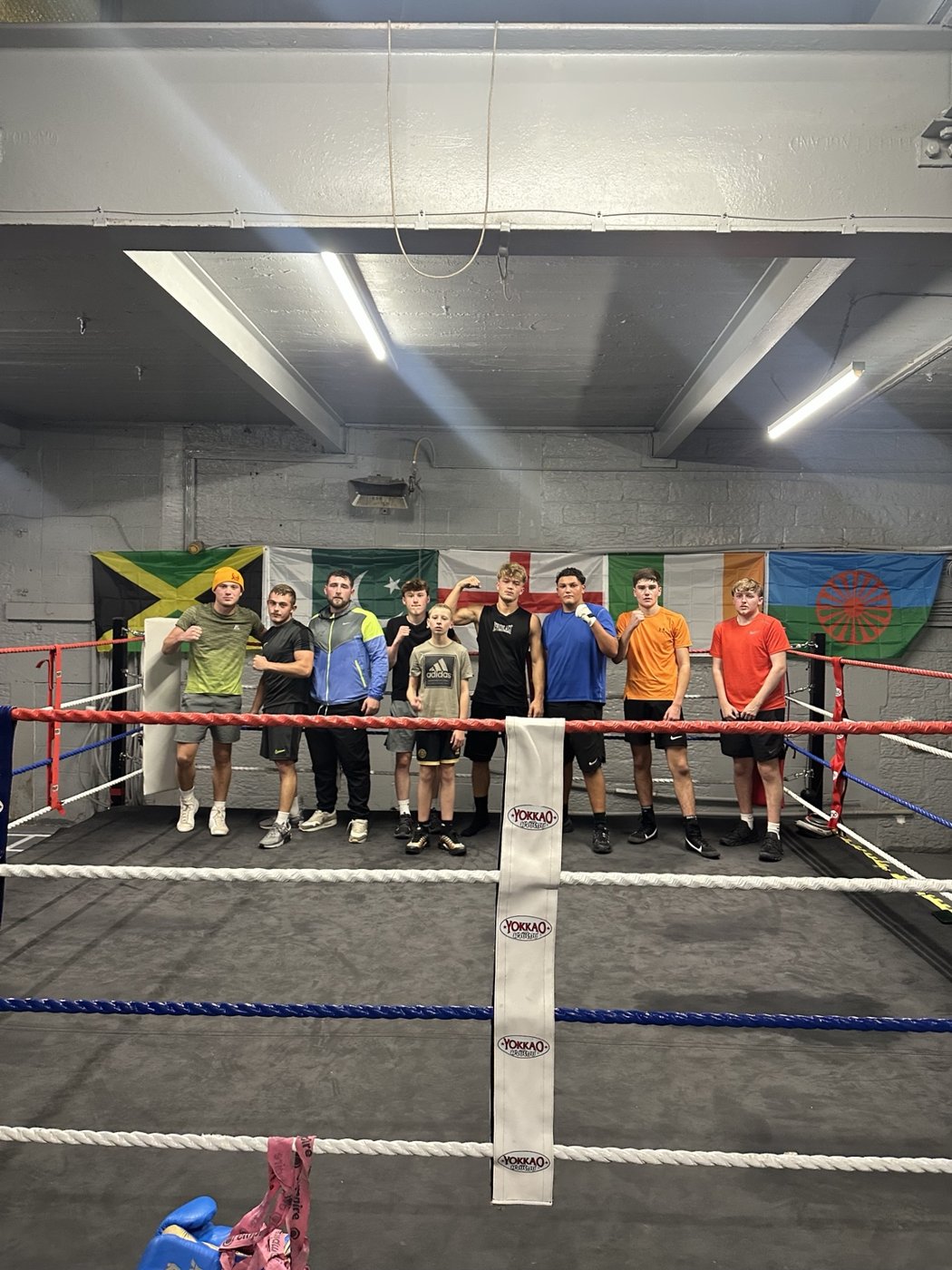 Mastermind club members together in the ring